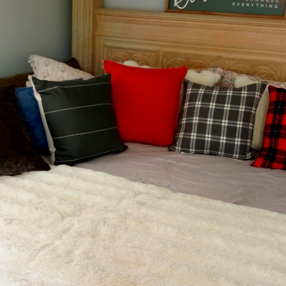 Accent throw pillows